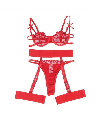 SUBBLIME - 954321 SUJETADOR TANGA LIGUEROS ESTAMPADO DE CORAZONES ROJO S-M SUBBLIME - 954321 SUJETADOR TANGA LIGUEROS ESTAMPADO DE CORAZONES ROJO S-M