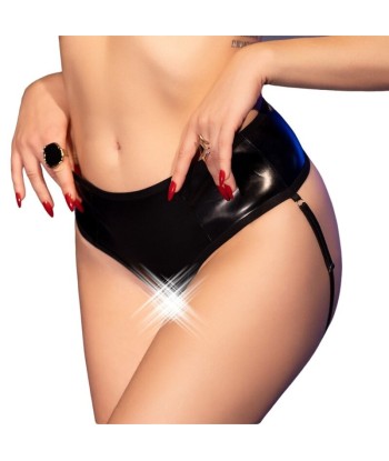 CHILIROSE - CR 4841 CROTCHLESS PANTY NEGRO S-M