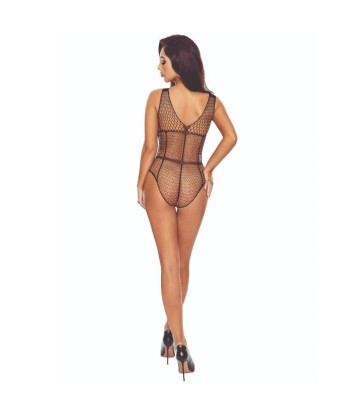 PASSION - BS114 BODYSTOCKING REJILLA NEGRO