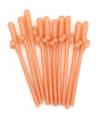 DIABLO PICANTE - 10 PAJITAS FORMA DE PENE