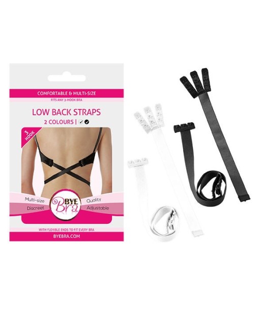 BYE-BRA - ADAPTADOR SUJETADOR ESPALDA ABIERTA NEGRO and BLANCO