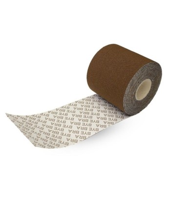 BYE-BRA - BODY CINTA 5 M X 6.5 CM 3 PARES DE PEZONERAS MARRÓN