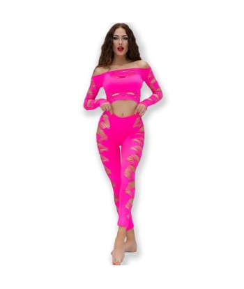 CHILIROSE - CR 4632 TOP and PANTALON FUCSIA S-L