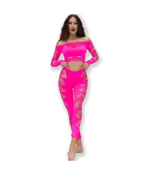CHILIROSE - CR 4632 TOP and PANTALON FUCSIA S-L CHILIROSE - CR 4632 TOP and PANTALON FUCSIA S-L