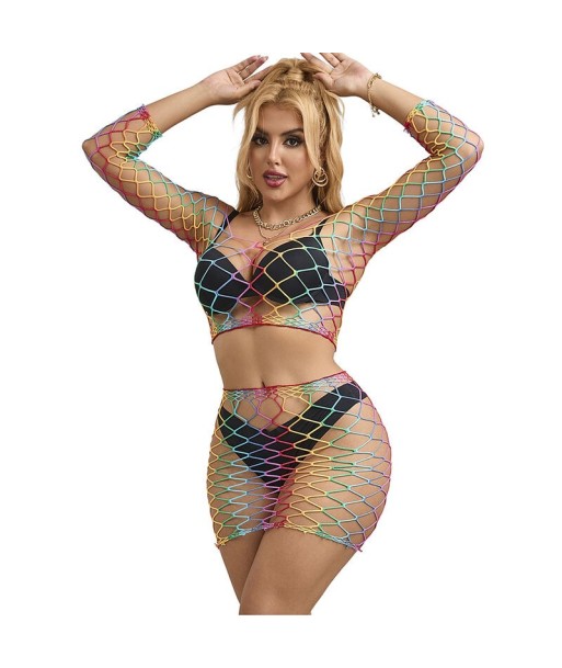 SUBBLIME - 952440 SET DE REJILLA 2 PIEZAS MANGA LARGA ARCOIRIS TALLA ÚNICA SUBBLIME - 952440 SET DE REJILLA 2 PIEZAS MANGA LARGA ARCOIRIS TALLA ÚNICA