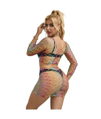 SUBBLIME - 952440 SET DE REJILLA 2 PIEZAS MANGA LARGA ARCOIRIS TALLA ÚNICA