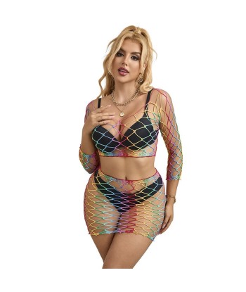 SUBBLIME - 952440 SET DE REJILLA 2 PIEZAS MANGA LARGA ARCOIRIS TALLA ÚNICA