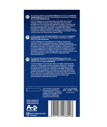 CONTROL - ADAPTA NATURE PRESERVATIVOS 6 UNIDADES