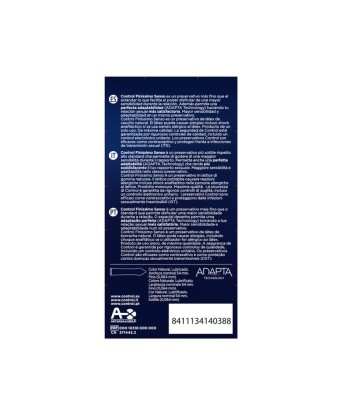 CONTROL - ADAPTA SENSO PRESERVATIVOS 12 UNIDADES