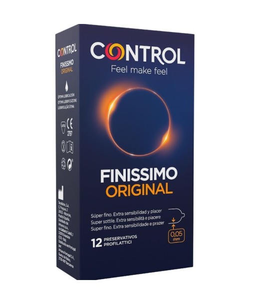 CONTROL - FINISSIMO PRESERVATIVOS 12 UNIDADES CONTROL - FINISSIMO PRESERVATIVOS 12 UNIDADES