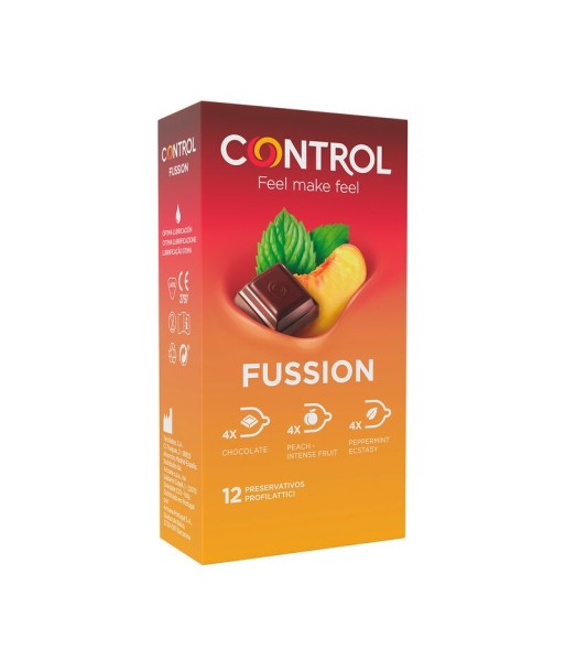 CONTROL - FUSSION PRESERVATIVOS 12 UNIDADES