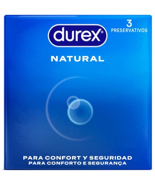 DUREX - PRESERVATIVOS NATURAL 3 UNIDADES DUREX - PRESERVATIVOS NATURAL 3 UNIDADES