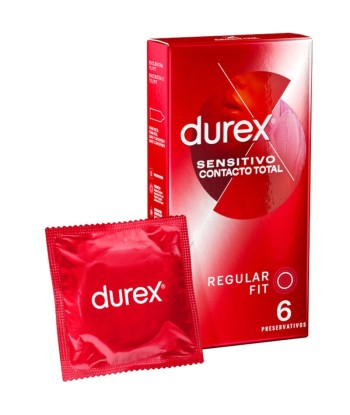 DUREX - SENSITIVO CONTACTO TOTAL 6 UNIDADES