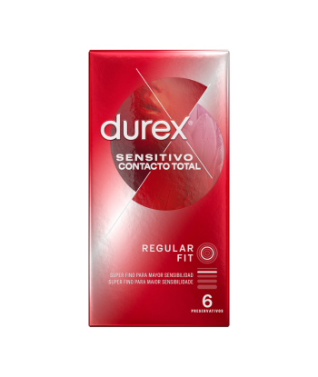 DUREX - SENSITIVO CONTACTO TOTAL 6 UNIDADES