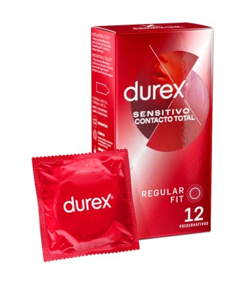 DUREX - SENSITIVO CONTACTO TOTAL 12 UNIDADES