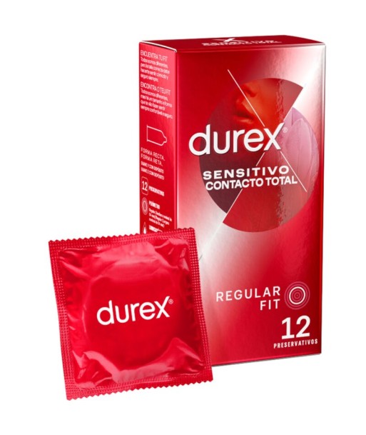 DUREX - SENSITIVO CONTACTO TOTAL 12 UNIDADES DUREX - SENSITIVO CONTACTO TOTAL 12 UNIDADES
