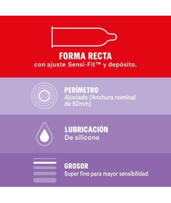 DUREX - SENSITIVO CONTACTO TOTAL 12 UNIDADES