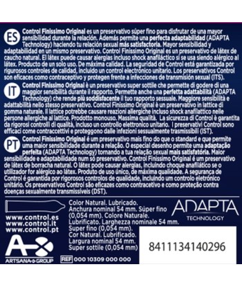CONTROL - FINISSIMO PRESERVATIVOS 3 UNIDADES