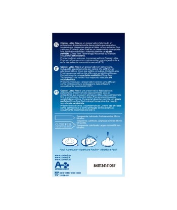 CONTROL - FREE SIN LATEX PRESERVATIVOS 5 UNIDADES