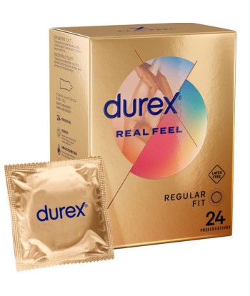 DUREX - REAL FEEL 24 UNIDADES