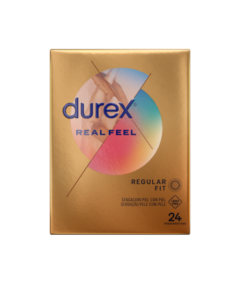 DUREX - REAL FEEL 24 UNIDADES