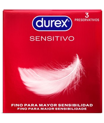 DUREX - PRESERVATIVOS SENSITIVO 3 UNIDADES