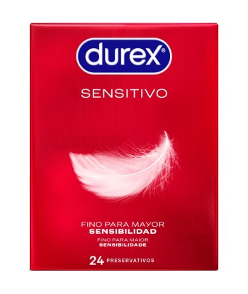DUREX - PRESERVATIVOS SENSITIVO 24 UNIDADES