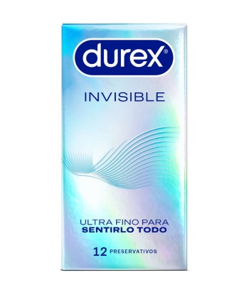 DUREX - PRESERVATIVOS INVISIBLE ULTRA FINO 12 UNIDADES