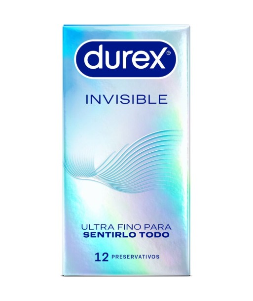 DUREX - PRESERVATIVOS INVISIBLE ULTRA FINO 12 UNIDADES DUREX - PRESERVATIVOS INVISIBLE ULTRA FINO 12 UNIDADES