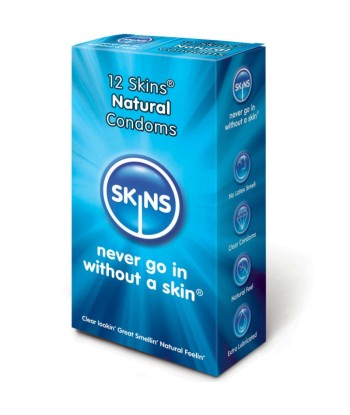 SKINS - PRESERVATIVO NATURAL PACK 12 UDS