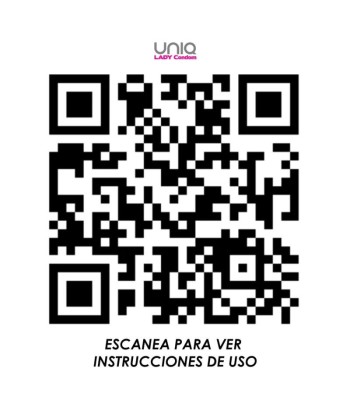 UNIQ - LADY CONDOM PRESERVATIVOS FEMENINOS CON LIGUERO SIN LATEX 3 UNIDADES