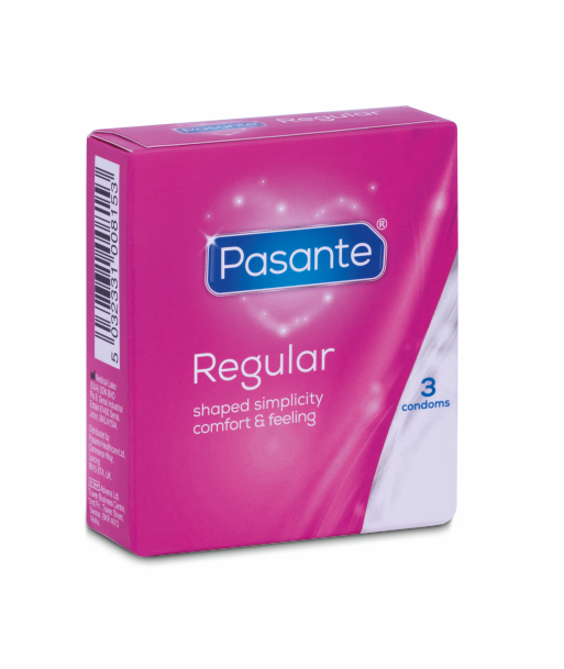 PASANTE - CONDOM GAMA REGULAR 3 UNIDADES PASANTE - CONDOM GAMA REGULAR 3 UNIDADES