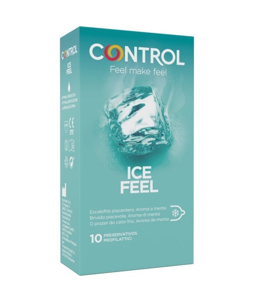 CONTROL - ICE FEEL PRESERVATIVOS EFECTO FRIO 10 UNIDADES