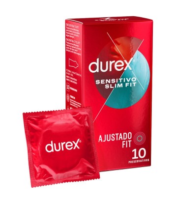 DUREX - SENSITIVO SLIM FIT 10 UNIDADES