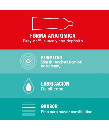 DUREX - SENSITIVO SLIM FIT 10 UNIDADES