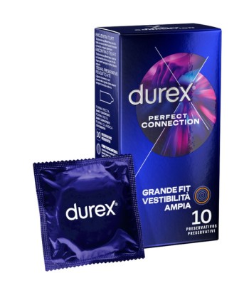 DUREX - PERFECT CONNECTION EXTRA LUBRICACION SILICONA 10 UNIDADES