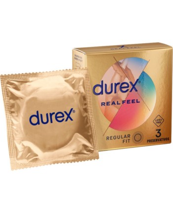 DUREX - REAL FEEL PRESERVATIVOS 3 UNIDADES