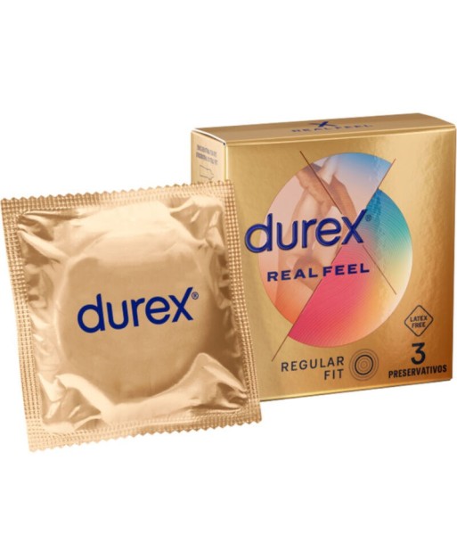 DUREX - REAL FEEL PRESERVATIVOS 3 UNIDADES DUREX - REAL FEEL PRESERVATIVOS 3 UNIDADES