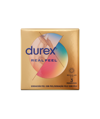 DUREX - REAL FEEL PRESERVATIVOS 3 UNIDADES
