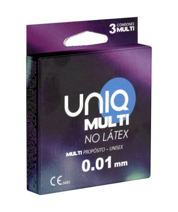 UNIQ - MULTI PRESERVATIVOS SIN LATEX 3 UNIDADES