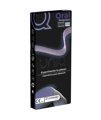 UNIQ - ORAL MASK PRESERVATIVOS SIN LATEX 3 UNIDADES