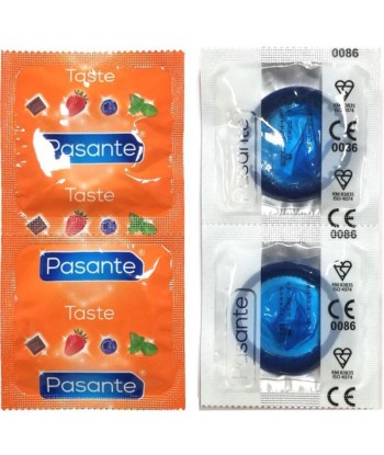 PASANTE - PRESERVATIVO SABOR ARANDANO BOLSA 144 UNIDADES