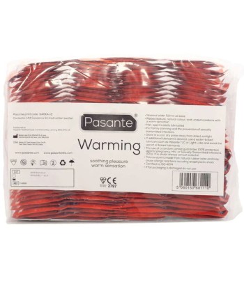 PASANTE - PRESERVATIVO EFECTO CALOR BOLSA 144 UNIDADES