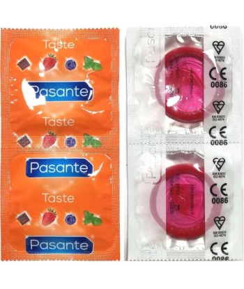 PASANTE - PRESERVATIVO SABOR FRESA BOLSA 144 UNIDADES