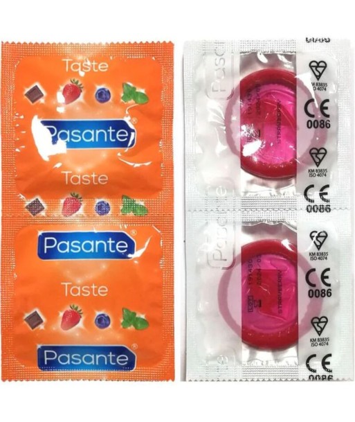 PASANTE - PRESERVATIVO SABOR FRESA BOLSA 144 UNIDADES