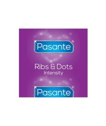 PASANTE - RIBS and DOTS PRESERVATIVOS INTENSITY 144 UNIDADES