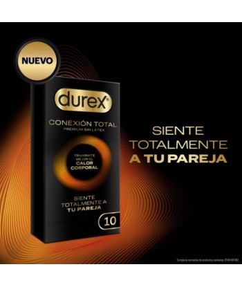 DUREX - CONEXIÓN TOTAL ULTRA FINO PLUS SIN LÁTEX 10 UNIDADES