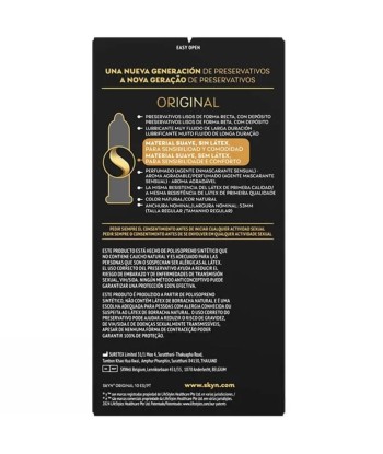 SKYN - PRESERVATIVO ORIGINAL SENSACIÓN NATURAL 10 UNIDADES