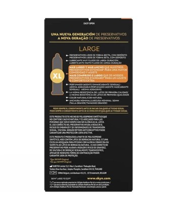 SKYN - PRESERVATIVO LARGE AJUSTE EXTRA 10 UNIDADES