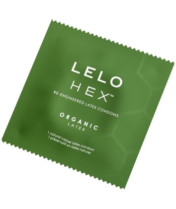 LELO - HEX ORGANIC PRESERVATIVO CAJA 12 UDS